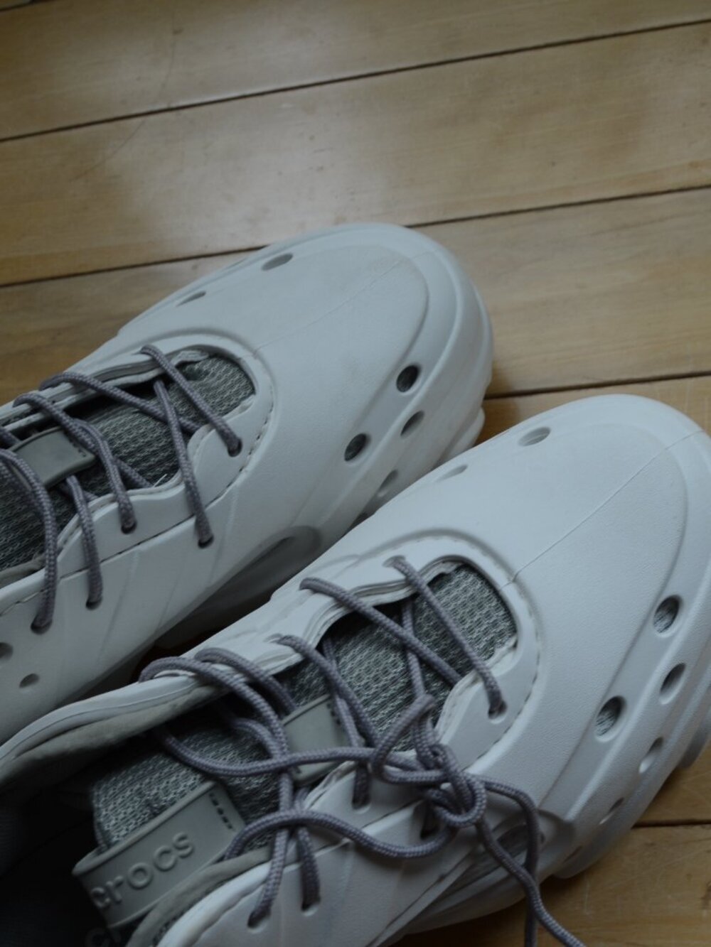 Crocs Men's Nova Trek in Almost White Multi M9 W11 - Picture 13 of 13